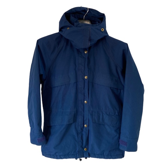 REI Jackets & Coats Rei Vintage Gore Tex Field Jacket Medium Navy Blue Hood 8 Made In Usa